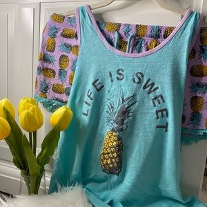 Pineapple shorts pajama - Pjsalvage